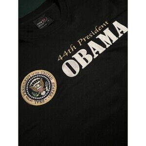 *RARE* Barack Obama Presidential Seal Fully Embroidered Sweatshirt 2XL Patriotic